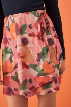 Next Tie Detail Mesh Mini Skirt -Women's Shirts & Blouses Sales D30730s4