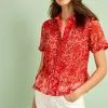 Next Short Sleeve Shirred Shirt -Women's Shirts & Blouses Sales D39207s