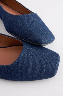 Next Denim Forever Comfort® Square Toe Ballerina Shoes -Women's Shirts & Blouses Sales D56536s4