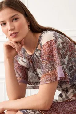 Next Flutter Sleeve Mesh Mini Dress 10 Next Flutter Sleeve Mesh Mini Dress -Women's Shirts & Blouses Sales D57 474s4