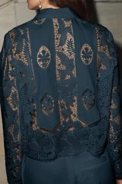 Next Premium Occasion Collared Lace Long Sleeve Shirt -Women's Shirts & Blouses Sales D57284s3