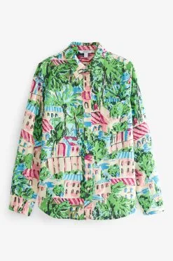 Next Multi Print Oversized Shirt 13 Next Multi Print Oversized Shirt -Women's Shirts & Blouses Sales D58356s6
