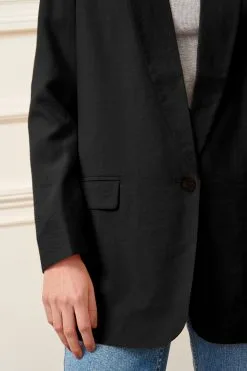 Next Relaxed Fit Single Breasted Blazer -Women's Shirts & Blouses Sales D82658s5