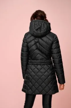 Next Black Padded Hooded Coat -Women's Shirts & Blouses Sales M13279s3