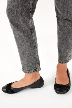 Next Forever Comfort® Twist Leather Ballerina Shoes -Women's Shirts & Blouses Sales M51669s3