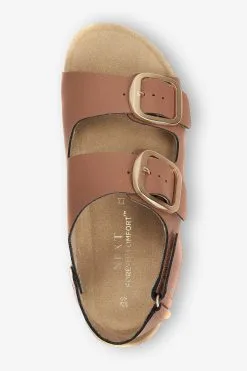 Next Back Strap Leather Footbed Sandals -Women's Shirts & Blouses Sales M55763s3