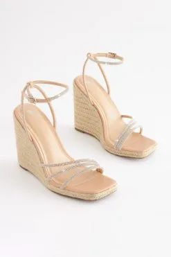 Next Forever Comfort® Bling Strap High Wedges