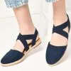 Next Espadrille Cross Over Flats