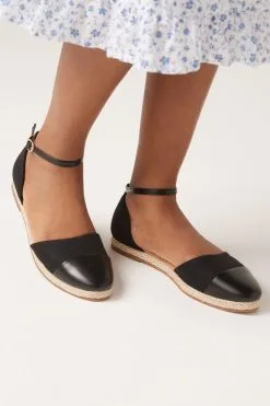 Next Closed Toe Ankle Strap Espadrille Shoes