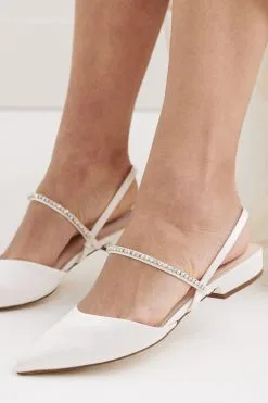 Next Ivory Ivory Forever Comfort Wedding Pearl Slingback Flat Shoes 15 Next Ivory Ivory Forever Comfort Wedding Pearl Slingback Flat Shoes -Women's Shirts & Blouses Sales M77 687s5