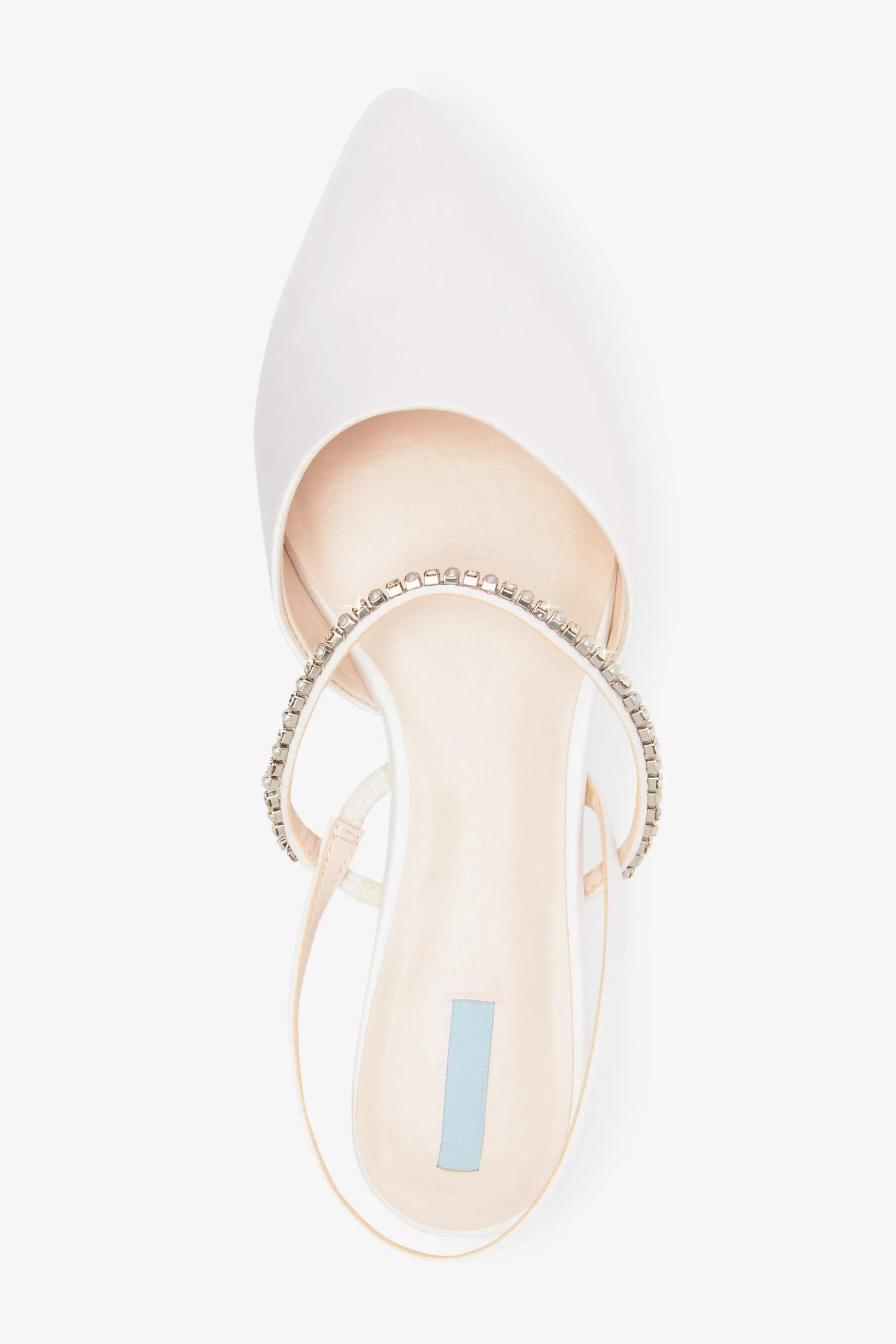 Next Ivory Ivory Forever Comfort Wedding Pearl Slingback Flat Shoes 10 Next Ivory Ivory Forever Comfort Wedding Pearl Slingback Flat Shoes - Image 8