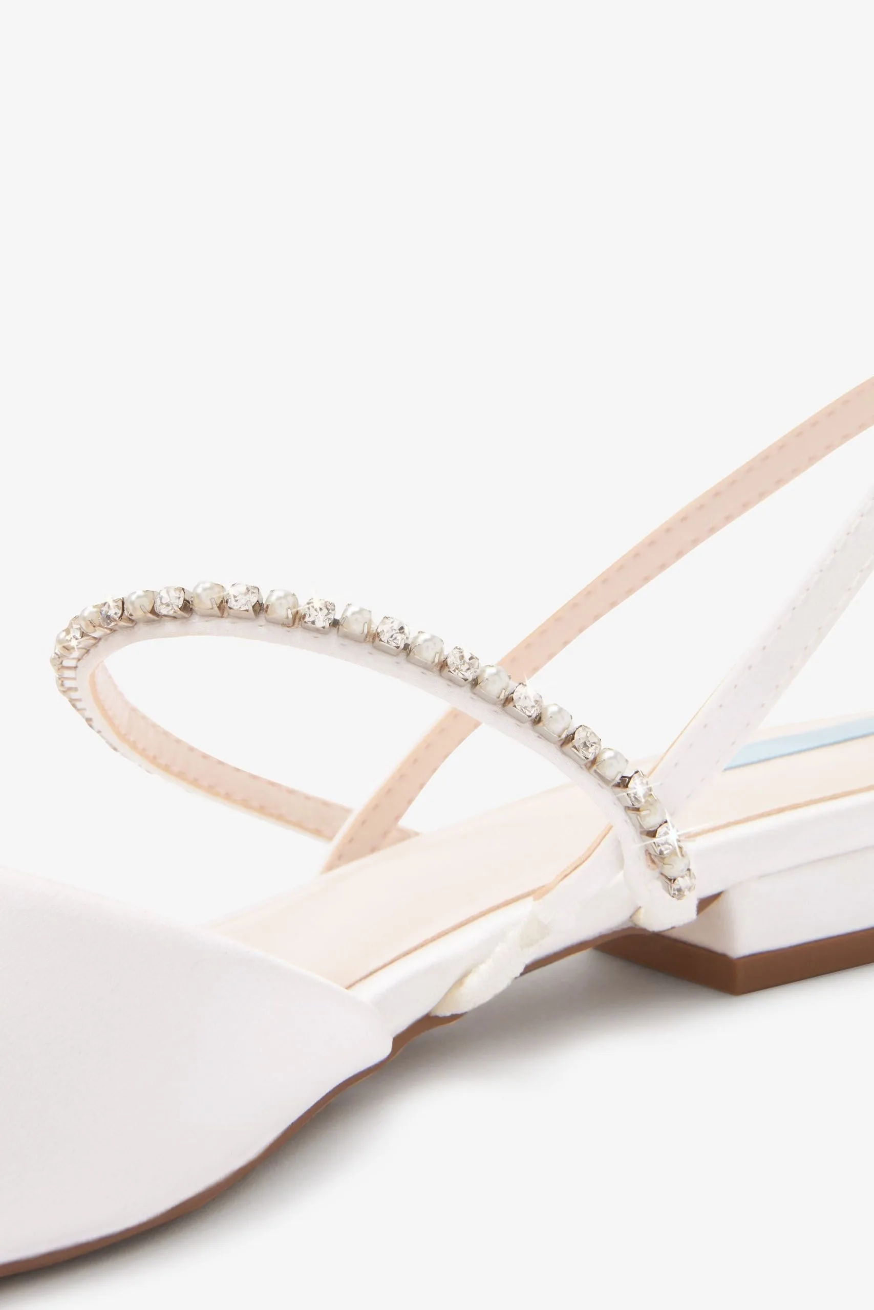 Next Ivory Ivory Forever Comfort Wedding Pearl Slingback Flat Shoes 11 Next Ivory Ivory Forever Comfort Wedding Pearl Slingback Flat Shoes - Image 9