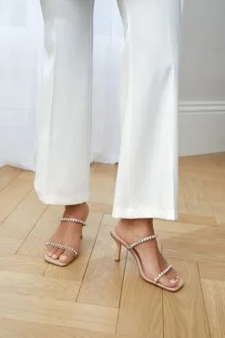 Next Forever Comfort 2 Band Strappy Mules