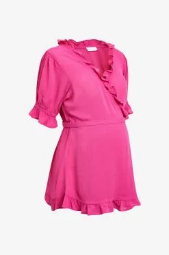 Next Maternity Wrap Ruffle Blouse -Women's Shirts & Blouses Sales M78443s6