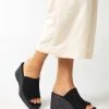 Next Forever Comfort® Raffia Mule Wedges