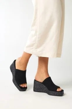 Next Forever Comfort® Raffia Mule Wedges
