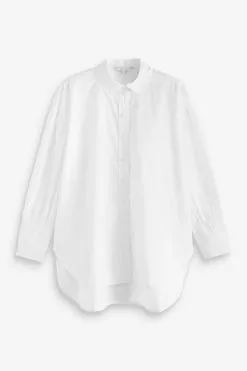 Next Oversized Long Sleeve Cotton Shirt -Women's Shirts & Blouses Sales M94 878s4