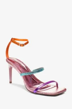 Next Rainbow Forever Comfort® Triple Strap Heeled Sandals -Women's Shirts & Blouses Sales T10167s6