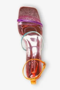Next Rainbow Forever Comfort® Triple Strap Heeled Sandals -Women's Shirts & Blouses Sales T10167s7