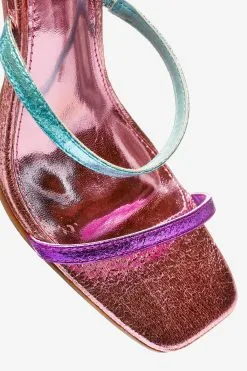 Next Rainbow Forever Comfort® Triple Strap Heeled Sandals -Women's Shirts & Blouses Sales T10167s8