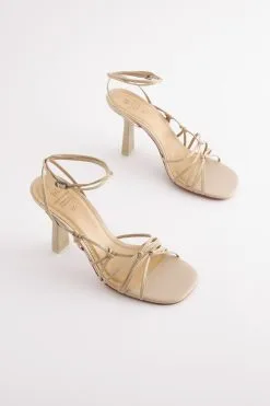 Next Signature Leather Side Knot Sandals -Women's Shirts & Blouses Sales T11 284s6