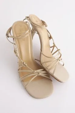 Next Signature Leather Side Knot Sandals -Women's Shirts & Blouses Sales T11 284s8