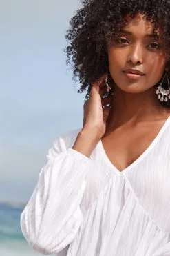 Next Long Sleeve V-Neck Blouse -Women's Shirts & Blouses Sales T11 291s4