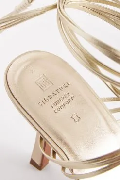 Next Signature Leather T-Bar Wrap Sandals -Women's Shirts & Blouses Sales T11237s5