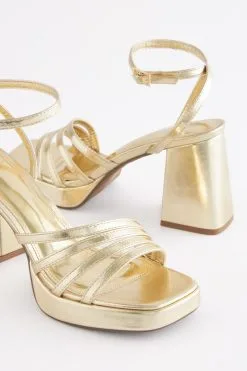 Next Forever Comfort® Strappy Platform Heel Sandals -Women's Shirts & Blouses Sales T11259s3