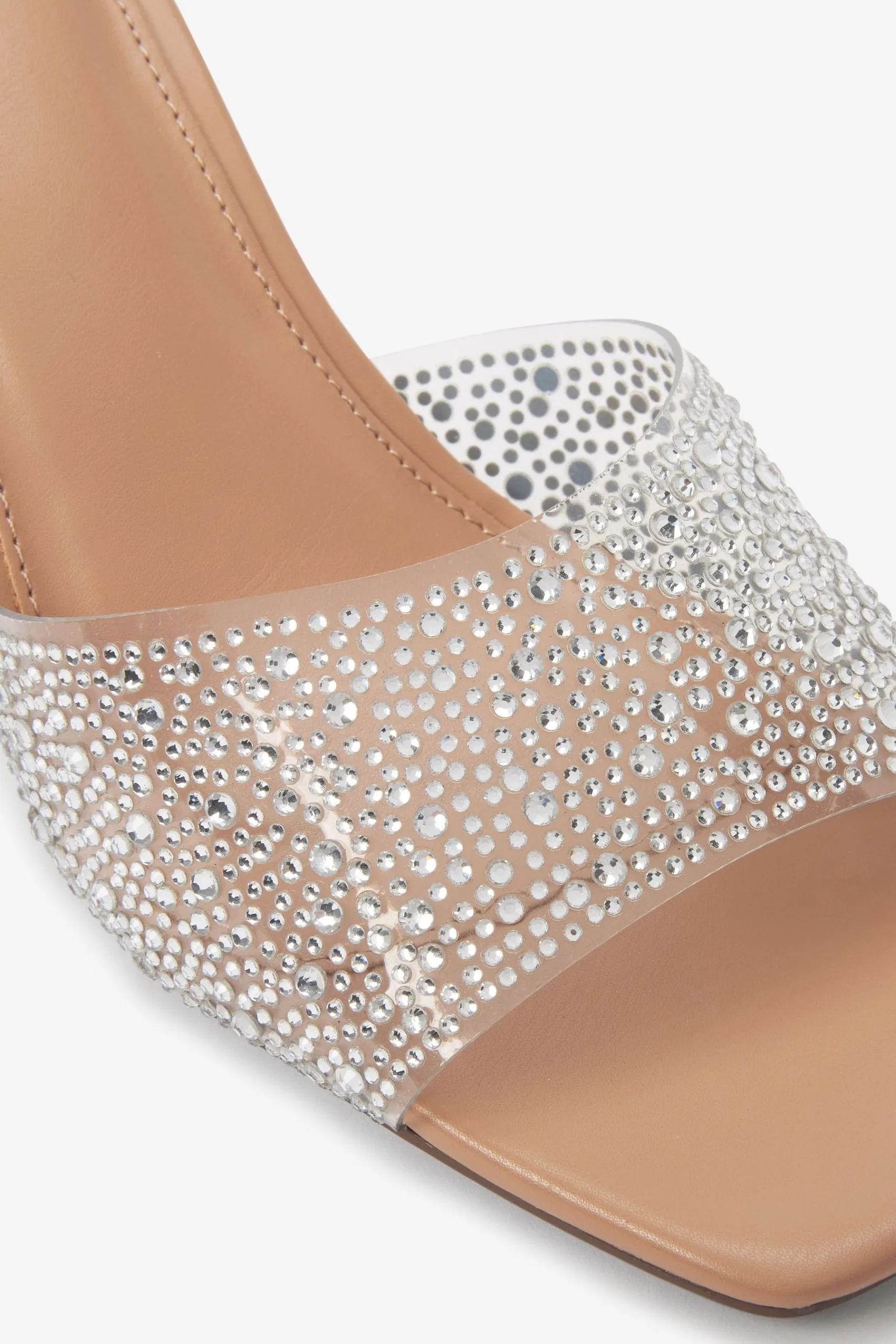 Next Forever Comfort Vinyl Jewel Mules 6 Next Forever Comfort Vinyl Jewel Mules - Image 4