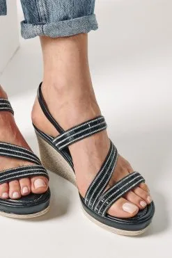 Next Forever Comfort® Asymmetric Sparkly Wedges -Women's Shirts & Blouses Sales T23936s2