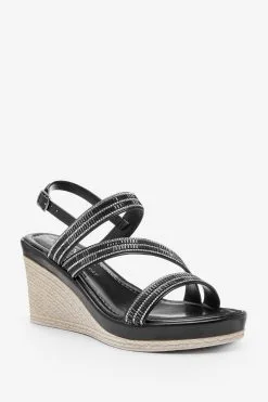 Next Forever Comfort® Asymmetric Sparkly Wedges -Women's Shirts & Blouses Sales T23936s4