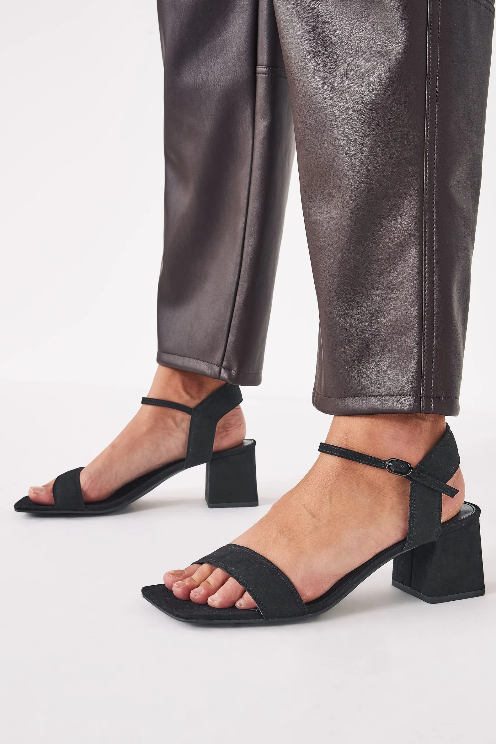 Next Forever Comfort® Simple Block Heel Sandals 4 Next Forever Comfort® Simple Block Heel Sandals - Image 2