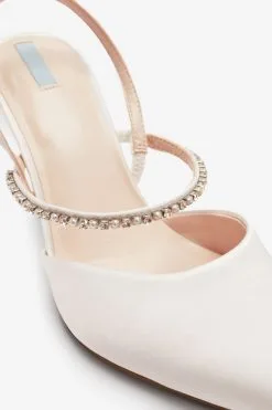 Next Ivory White Ivory White Forever Comfort Wedding Satin Embellished Heel Bridal Shoes -Women's Shirts & Blouses Sales T23972s10