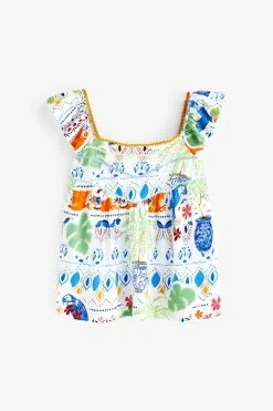 Next Ruffle Sleeve Cami Top 11 Next Ruffle Sleeve Cami Top -Women's Shirts & Blouses Sales T30 834s5