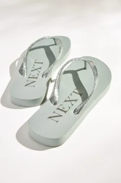 Next Glitter Beach Flip Flops -Women's Shirts & Blouses Sales T46264s5