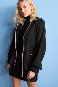 Next Black Lightweight Rain Jacket