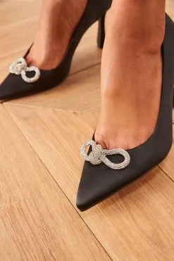 Next Forever Comfort® Bow Trim Curvy Heel Court Shoes -Women's Shirts & Blouses Sales T84 029s3