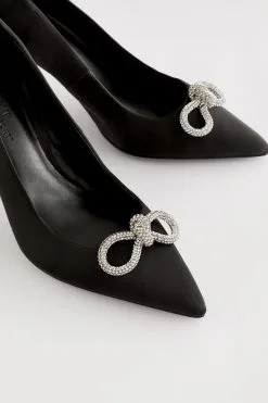 Next Forever Comfort® Bow Trim Curvy Heel Court Shoes -Women's Shirts & Blouses Sales T84029s5