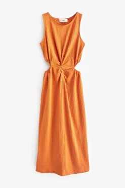 Next Sleeveless Twist Front Cut-Out Cotton Midi Summer Dress 13 Next Sleeveless Twist Front Cut-Out Cotton Midi Summer Dress -Women's Shirts & Blouses Sales T89 496s6