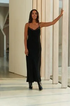 Next Lace Trim Strappy Cami Midi Dress -Women's Shirts & Blouses Sales THR 106s6