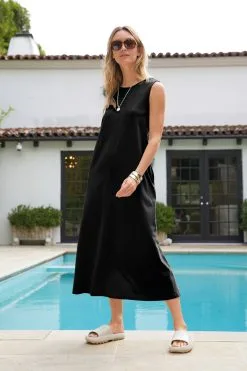 Next Sleeveless Cotton Jersey Midi Summer Dress