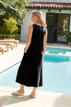 Next Sleeveless Cotton Jersey Midi Summer Dress -Women's Shirts & Blouses Sales U03 217s3