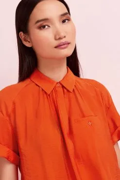 Next Short Sleeve Button Pocket Shirt -Women's Shirts & Blouses Sales U14 544s4