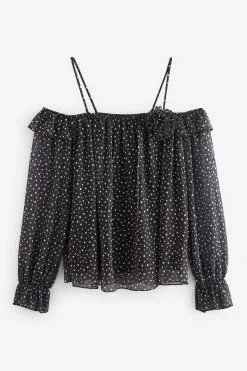 Next Off Shoulder Long Sleeve Corsage Top 11 Next Off Shoulder Long Sleeve Corsage Top -Women's Shirts & Blouses Sales U24 038s5