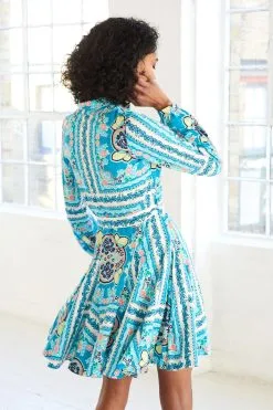 Next Long Sleeve Belted Mini Dress -Women's Shirts & Blouses Sales U2E 174s3