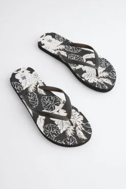 Next Printed Flat Flip Flop Sandals