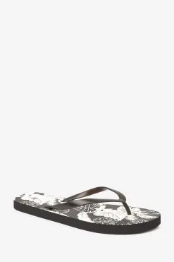 Next Printed Flat Flip Flop Sandals -Women's Shirts & Blouses Sales U62711s3