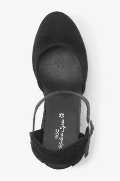 Next Forever Comfort® Leather Ankle Strap Closed Toe Mid Wedges -Women's Shirts & Blouses Sales U64529s3