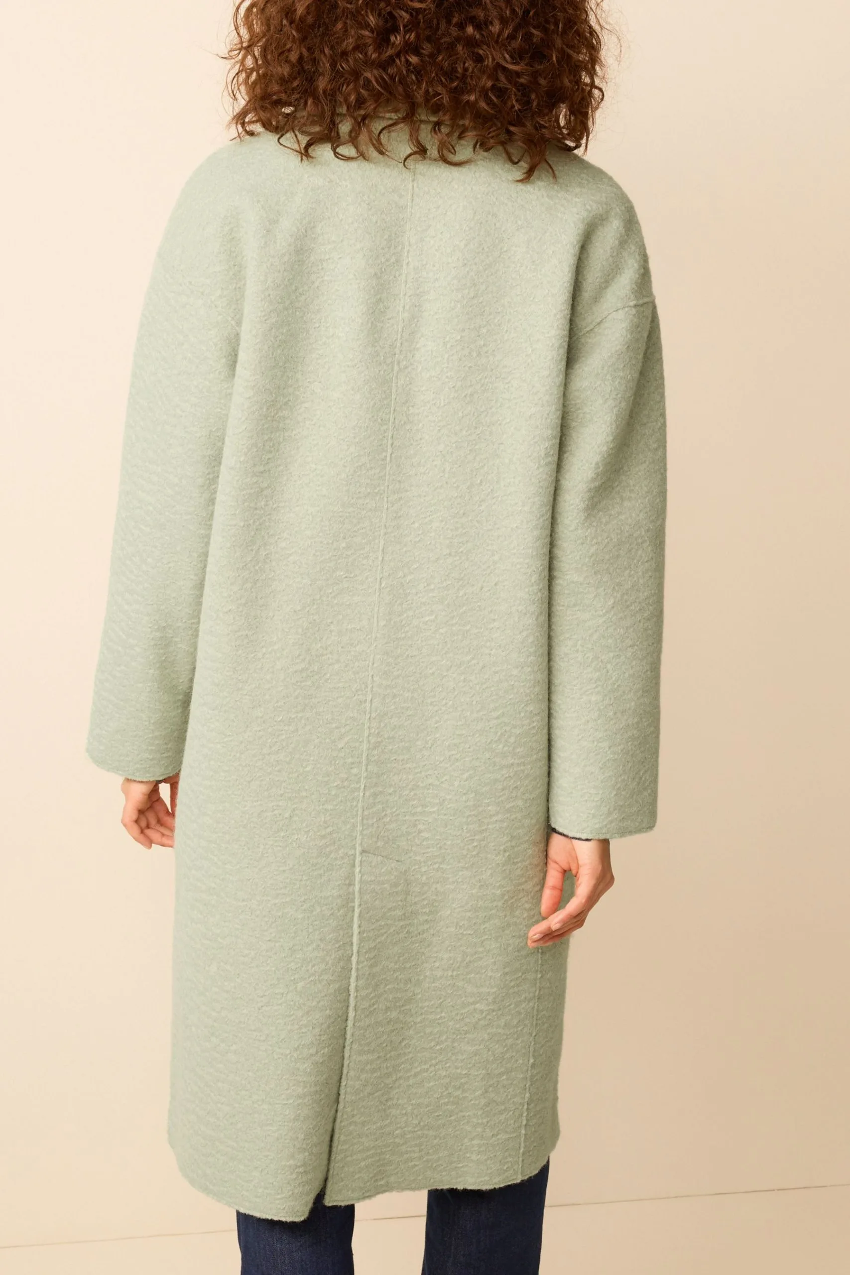 Next Textured Bouclé Coat 5 Next Textured Bouclé Coat - Image 3